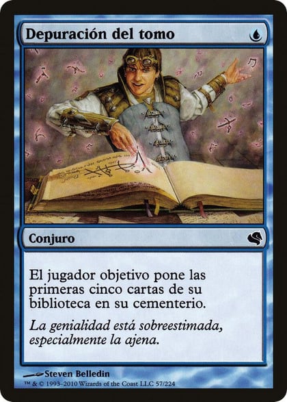 Tome Scour (Spanish) - "Depuracion del tomo", Magic Encyclopedia 2011 (Salvat) 57