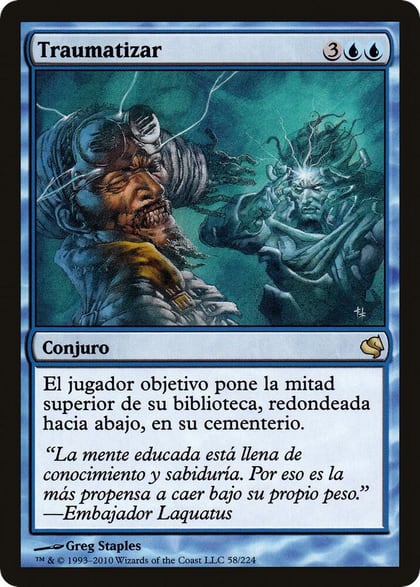 Traumatize (Spanish) - "Traumatizar", Magic Encyclopedia 2011 (Salvat) 58
