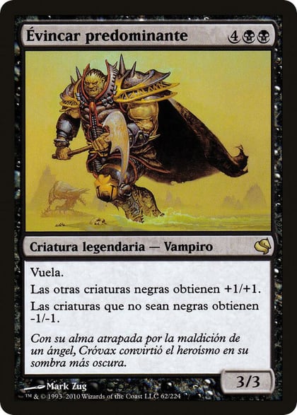 Ascendant Evincar (Spanish) - "Evincar predominante", Magic Encyclopedia 2011 (Salvat) 62