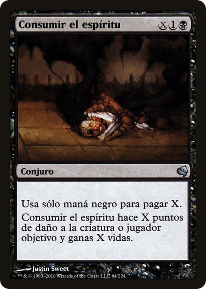 Consume Spirit (Spanish) - "Consumir el espiritu", Magic Encyclopedia 2011 (Salvat) 64