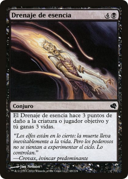 Essence Drain (Spanish) - "Drenaje de esencia", Magic Encyclopedia 2011 (Salvat) 68