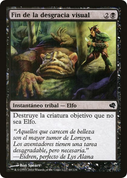 Eyeblight's Ending (Spanish) - "Fin de la desgracia visual", Magic Encyclopedia 2011 (Salvat) 69