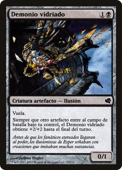 Glaze Fiend (Spanish) - "Demonio vidriado", Magic Encyclopedia 2011 (Salvat) 70