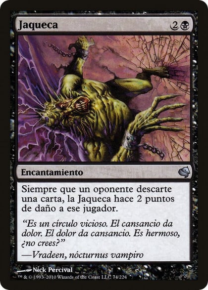 Megrim (Spanish) - "Jaqueca", Magic Encyclopedia 2011 (Salvat) 74