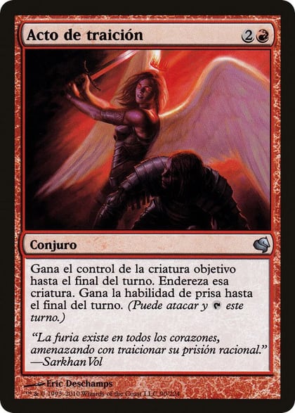 Act of Treason (Spanish) - "Acto de traicion", Magic Encyclopedia 2011 (Salvat) 90