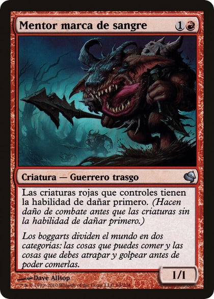 Bloodmark Mentor (Spanish) - "Mentor marca de sangre", Magic Encyclopedia 2011 (Salvat) 94