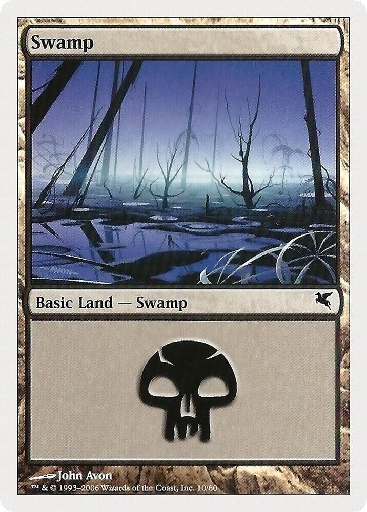 Swamp (10), Magic Encyclopedia 2005 (Salvat/Hachette) 10