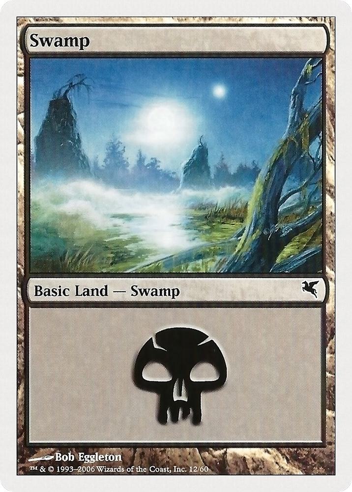 Swamp (12), Magic Encyclopedia 2005 (Salvat/Hachette) 12