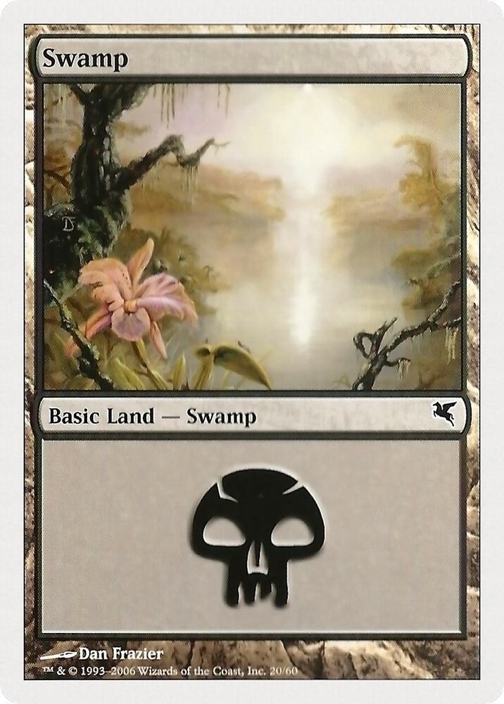 Swamp (20), Magic Encyclopedia 2005 (Salvat/Hachette) 20