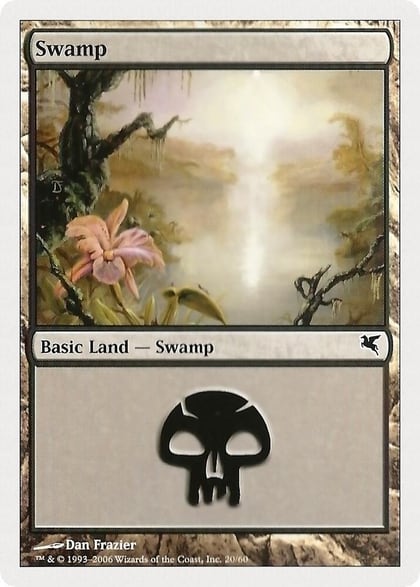 Swamp (20), Magic Encyclopedia 2005 (Salvat/Hachette) 20