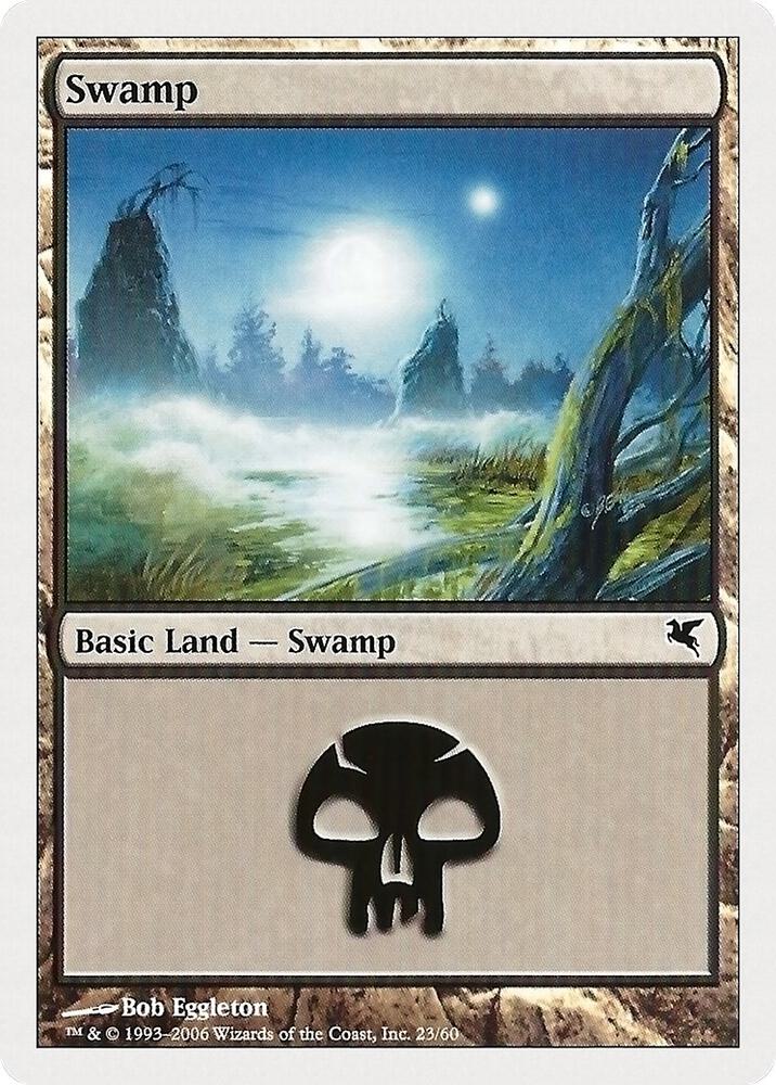 Swamp (23), Magic Encyclopedia 2005 (Salvat/Hachette) 23