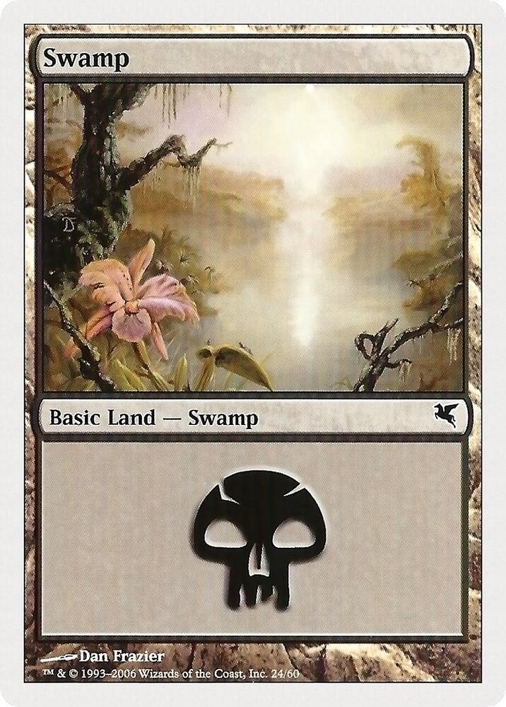Swamp (24), Magic Encyclopedia 2005 (Salvat/Hachette) 24