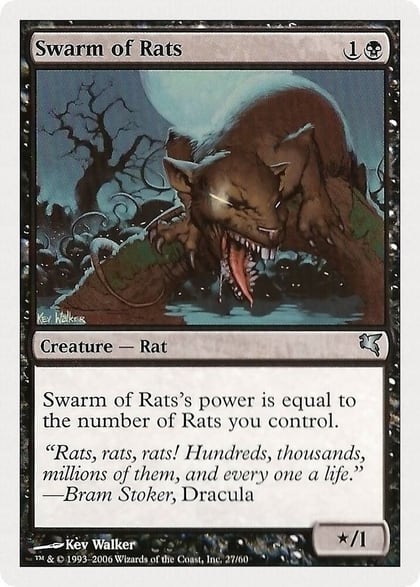 Swarm of Rats (27), Magic Encyclopedia 2005 (Salvat/Hachette) 27