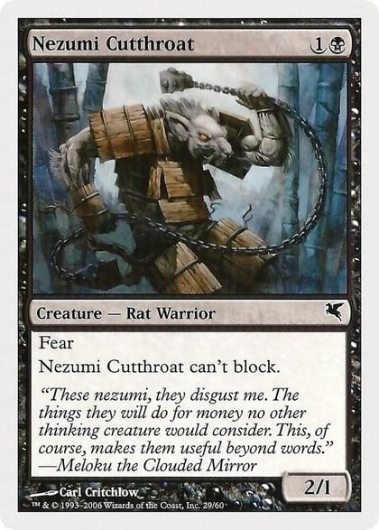 Nezumi Cutthroat (29), Magic Encyclopedia 2005 (Salvat/Hachette) 29