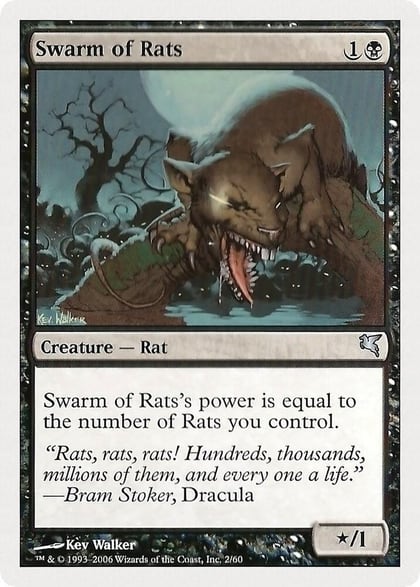 Swarm of Rats (2), Magic Encyclopedia 2005 (Salvat/Hachette) 2