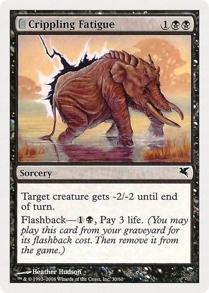 Crippling Fatigue (30), Magic Encyclopedia 2005 (Salvat/Hachette) 30