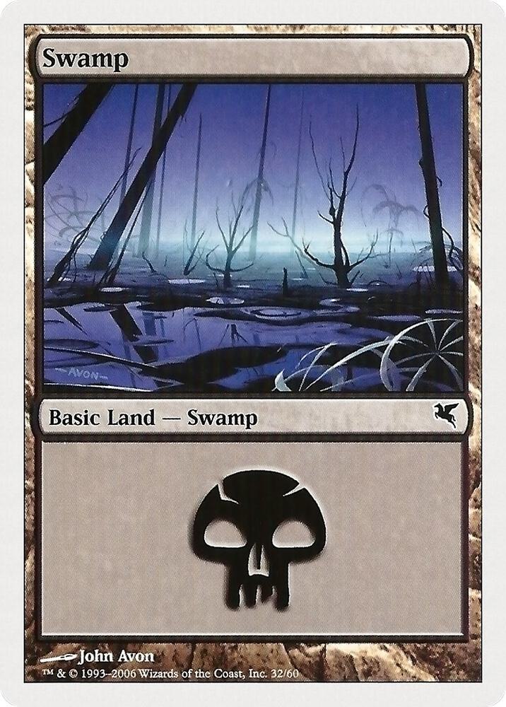 Swamp (32), Magic Encyclopedia 2005 (Salvat/Hachette) 32