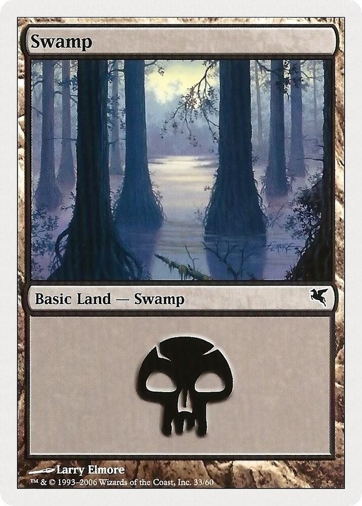 Swamp (33), Magic Encyclopedia 2005 (Salvat/Hachette) 33