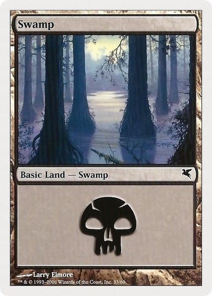 Swamp (33), Magic Encyclopedia 2005 (Salvat/Hachette) 33