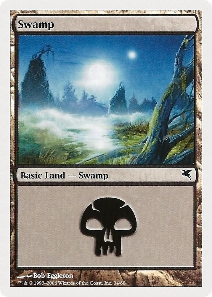 Swamp (34), Magic Encyclopedia 2005 (Salvat/Hachette) 34