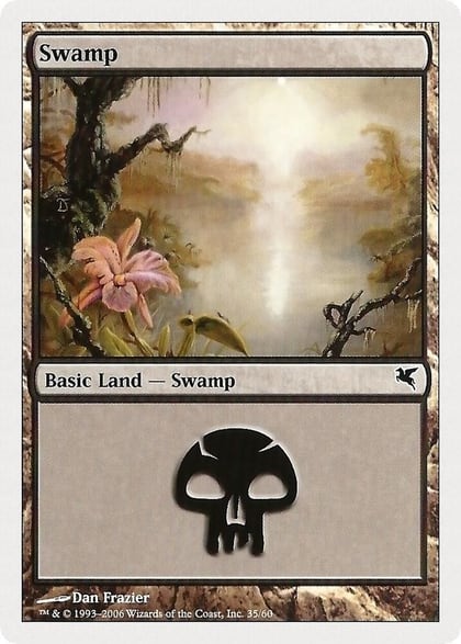 Swamp (35), Magic Encyclopedia 2005 (Salvat/Hachette) 35
