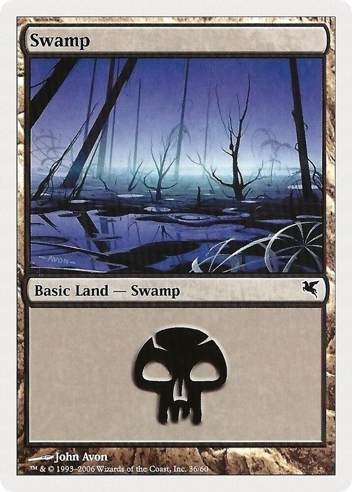 Swamp (36), Magic Encyclopedia 2005 (Salvat/Hachette) 36