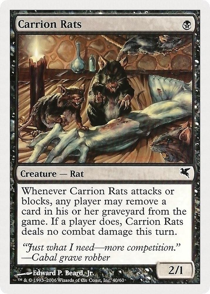 Carrion Rats (40), Magic Encyclopedia 2005 (Salvat/Hachette) 40