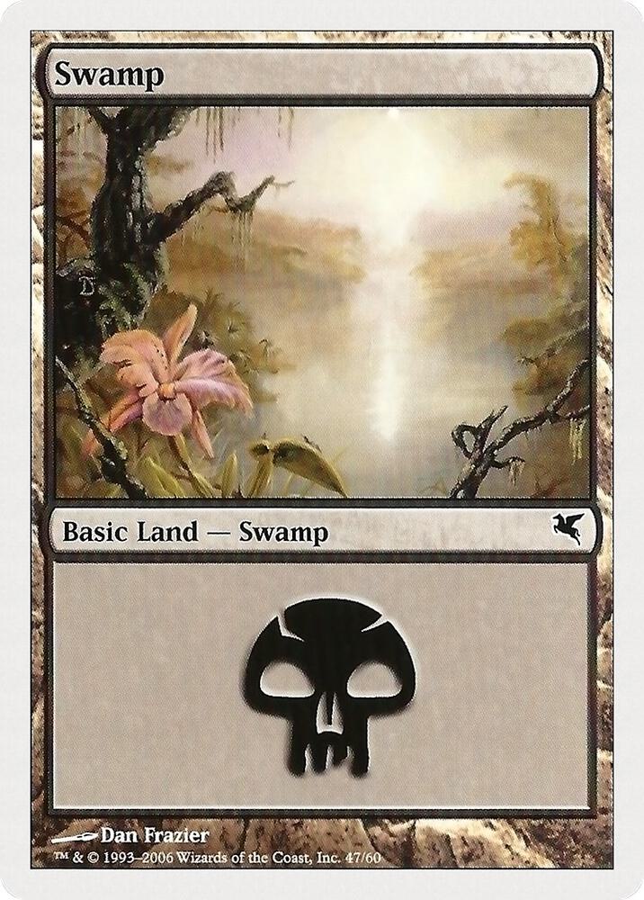 Swamp (47), Magic Encyclopedia 2005 (Salvat/Hachette) 47