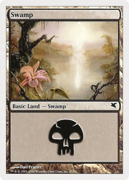 Swamp (47), Magic Encyclopedia 2005 (Salvat/Hachette) 47