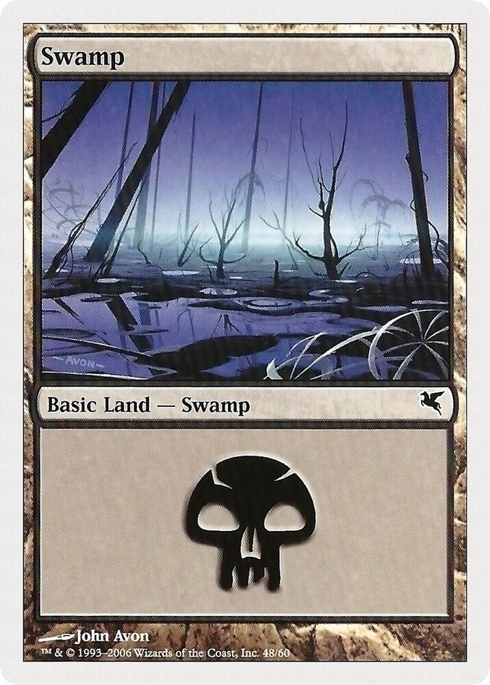 Swamp (48), Magic Encyclopedia 2005 (Salvat/Hachette) 48