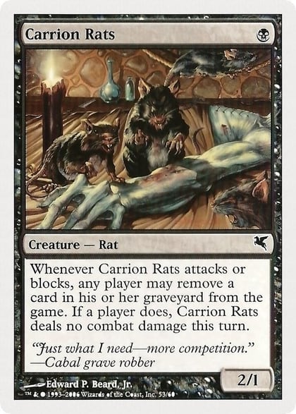 Carrion Rats (53), Magic Encyclopedia 2005 (Salvat/Hachette) 53