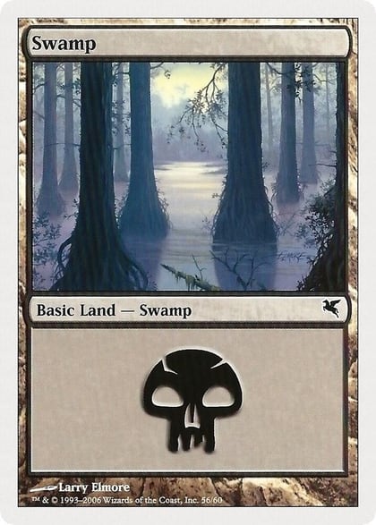 Swamp (56), Magic Encyclopedia 2005 (Salvat/Hachette) 56