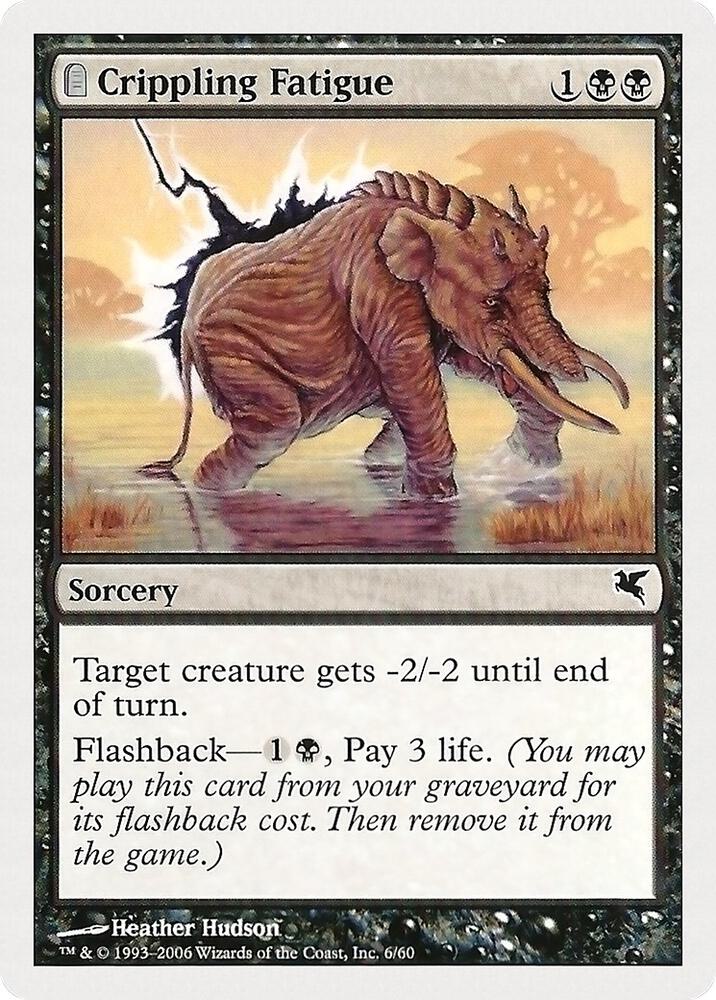 Crippling Fatigue (6), Magic Encyclopedia 2005 (Salvat/Hachette) 6