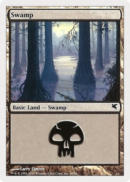 Swamp (60), Magic Encyclopedia 2005 (Salvat/Hachette) 60