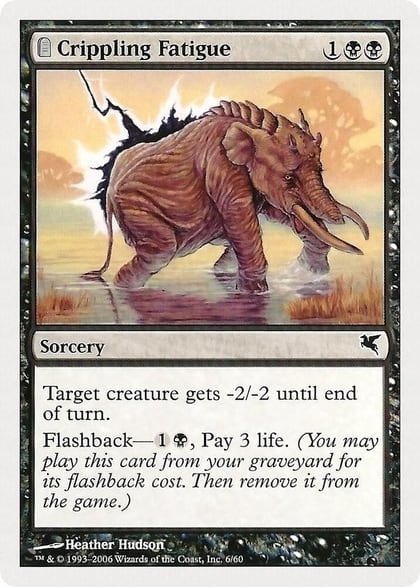 Crippling Fatigue (6), Magic Encyclopedia 2005 (Salvat/Hachette) 6