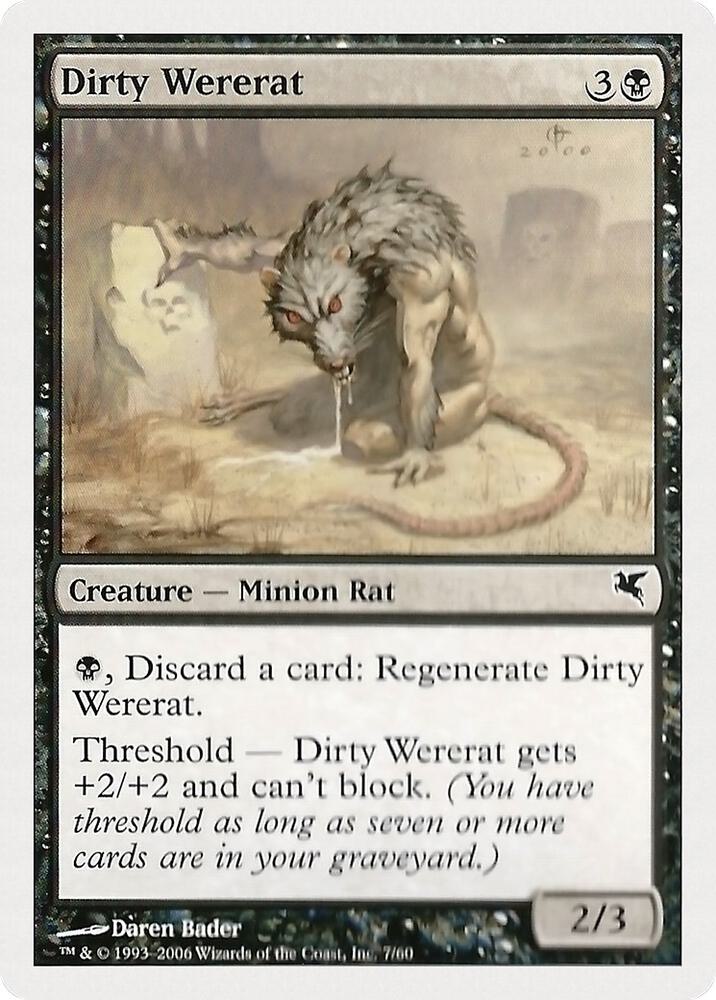 Dirty Wererat (7), Magic Encyclopedia 2005 (Salvat/Hachette) 7
