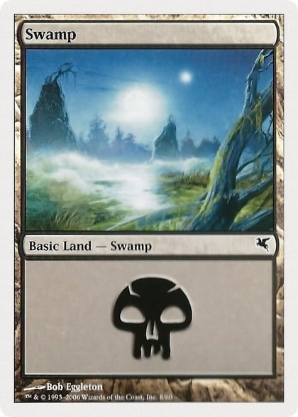 Swamp (8), Magic Encyclopedia 2005 (Salvat/Hachette) 8