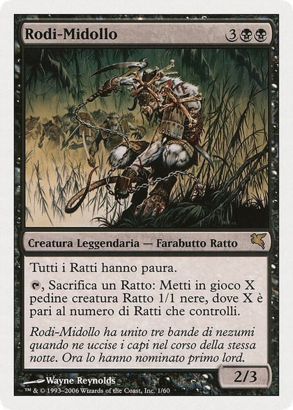 Marrow-Gnawer (Italian) - "Rodi-Midollo", Magic Encyclopedia 2005 (Salvat/Hachette) A1