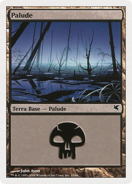Swamp (Italian) - "Palide" (A10), Magic Encyclopedia 2005 (Salvat/Hachette) A10