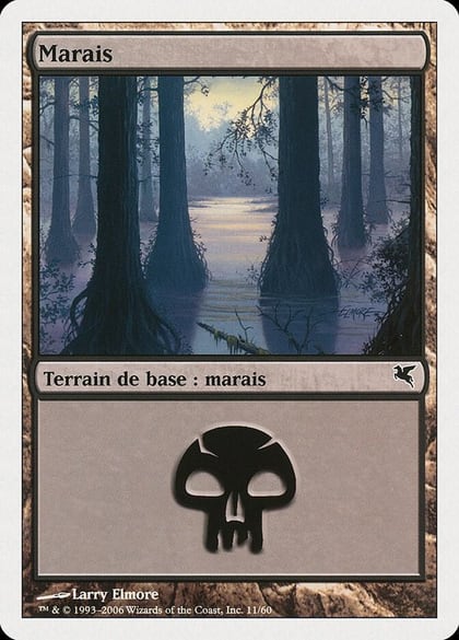Swamp (French) - "Marais" (A11), Magic Encyclopedia 2005 (Salvat/Hachette) A11