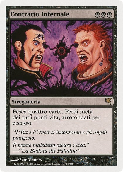 Infernal Contract (Italian) - "Contratto Infernale", Magic Encyclopedia 2005 (Salvat/Hachette) A13