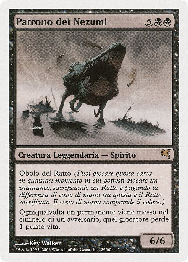 Patron of the Nezumi (Italian) - "Patrono dei Nezumi", Magic Encyclopedia 2005 (Salvat/Hachette) A25
