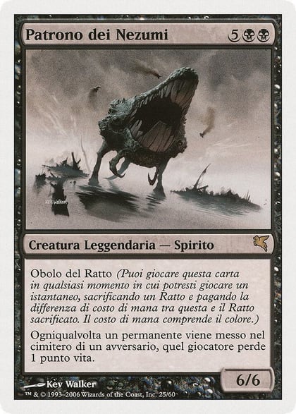 Patron of the Nezumi (Italian) - "Patrono dei Nezumi", Magic Encyclopedia 2005 (Salvat/Hachette) A25