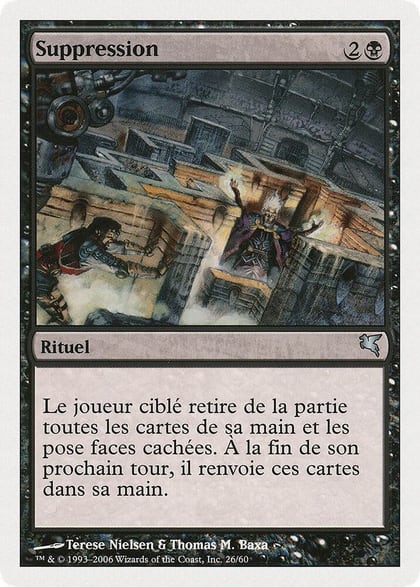 Suppress (French) - "Suppression", Magic Encyclopedia 2005 (Salvat/Hachette) A26