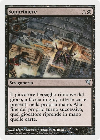 Suppress (Italian) - "Sopprimere", Magic Encyclopedia 2005 (Salvat/Hachette) A26