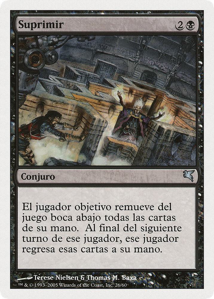 Suppress (Spanish) - "Suprimir", Magic Encyclopedia 2005 (Salvat/Hachette) A26