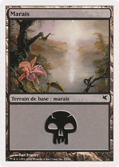 Swamp (French) - "Marais" (A35), Magic Encyclopedia 2005 (Salvat/Hachette) A35