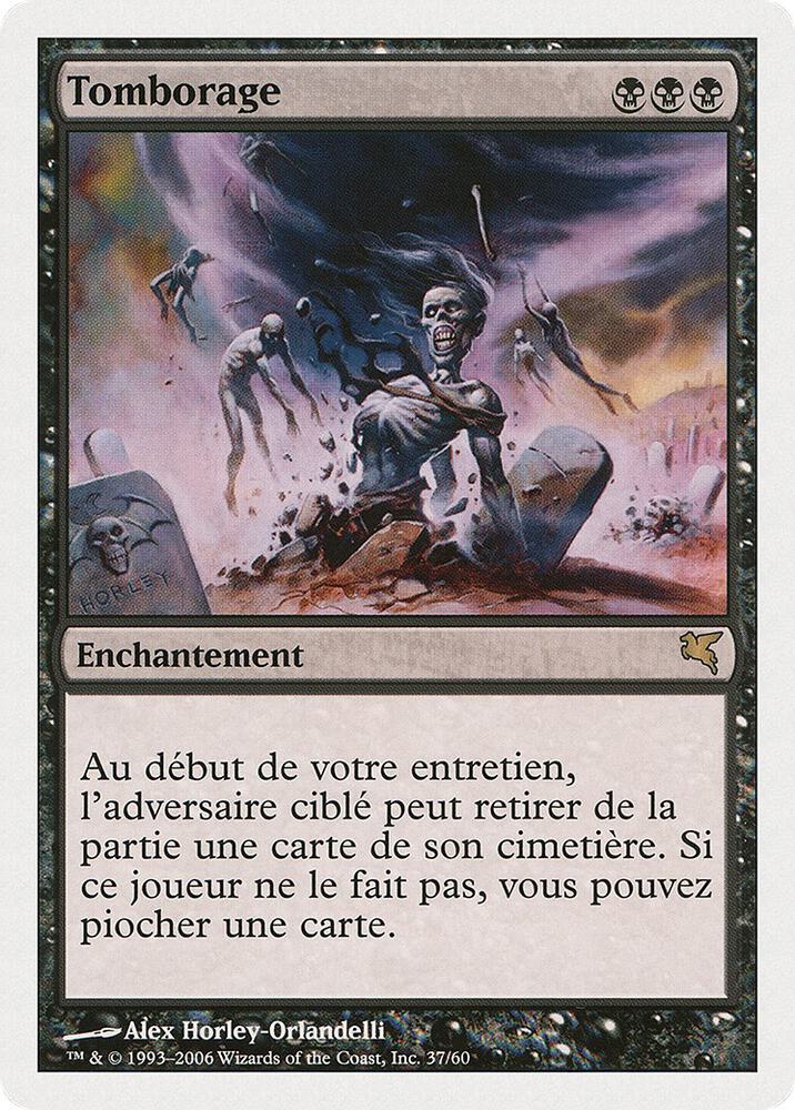 Gravestorm (French) - "Tomborage", Magic Encyclopedia 2005 (Salvat/Hachette) A37