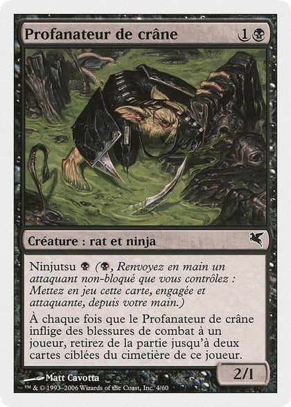 Skullsnatcher (French) - "Profanateur de crane" (A4), Magic Encyclopedia 2005 (Salvat/Hachette) A4