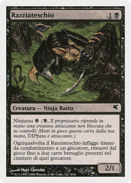 Skullsnatcher (Italian) - "Razziateschio" (A4), Magic Encyclopedia 2005 (Salvat/Hachette) A4